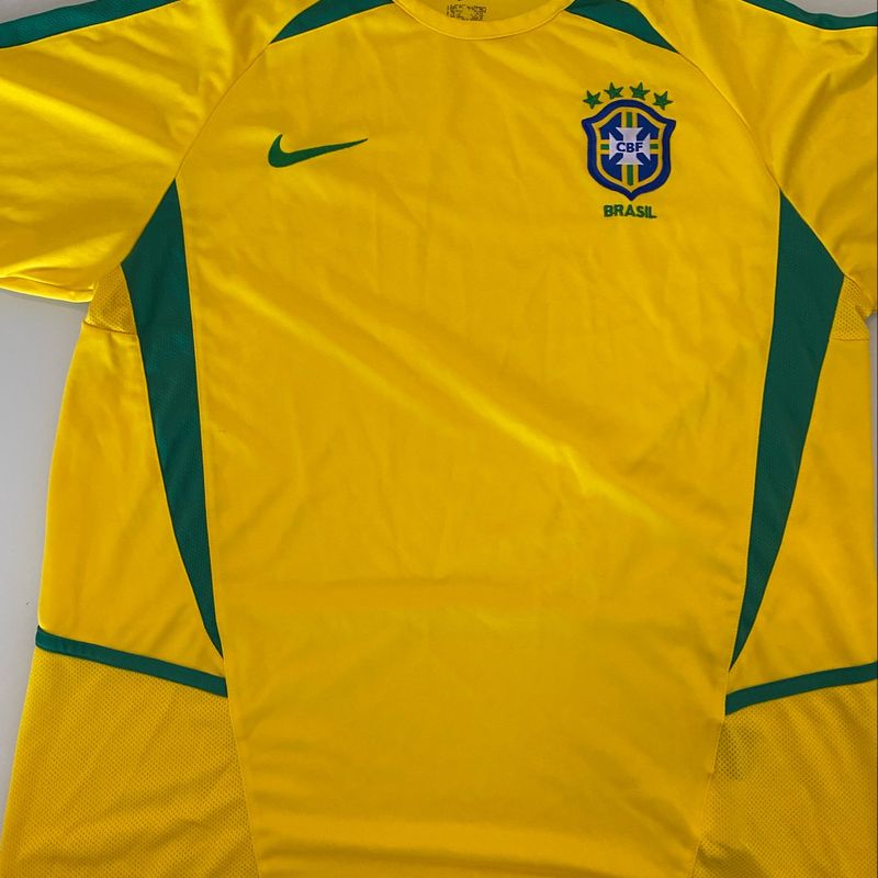 Camisa do Brasil 2002 | Camisa Masculina Nike Usado 79718426 | enjoei