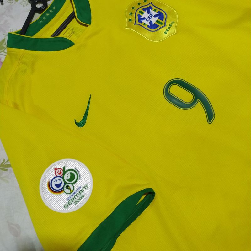 Camisa do Brasil 2006 Oficial Ronaldo Fenômeno | Camisa Masculina Nike  Usado 91357637 | enjoei