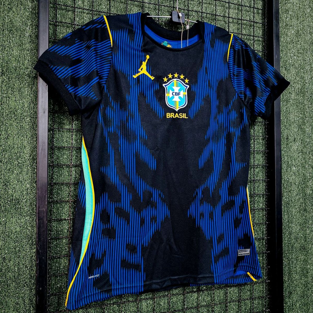 Camisa do Brasil 2026 Azul, Copa do Mundo (jordan e Escudo Bordados ...