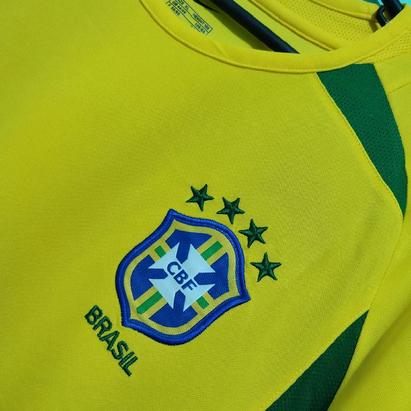 Camisa do Brasil Amarela Masculina Retrô Penta Copa 2002 Tamanho Gg, Camisa  Masculina Outras Manufaturas Nunca Usado 96078539
