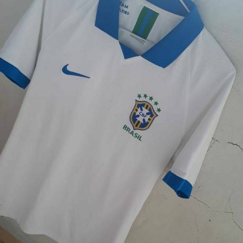 Camisa Brasil Branca  Roupa Esportiva Masculino Usado 97573194