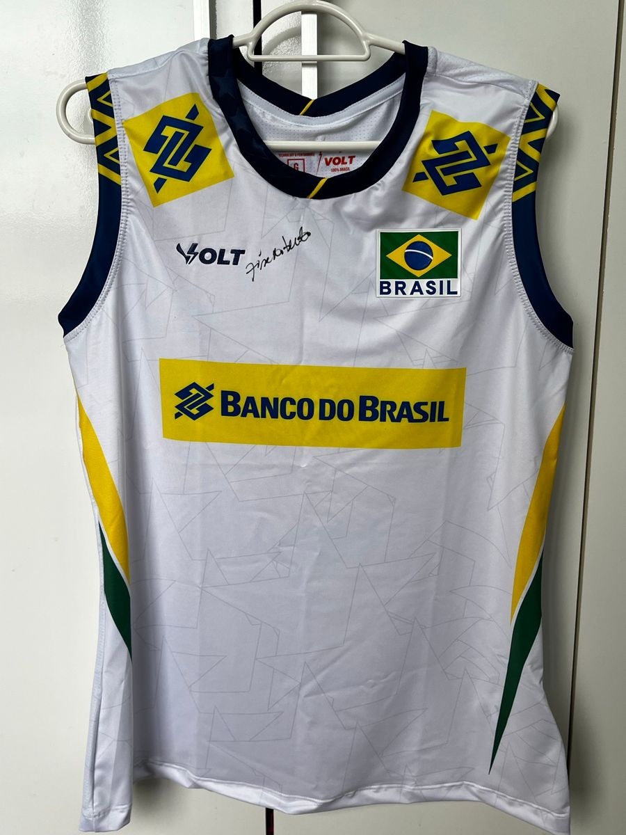Camisa do Brasil Vôlei Autografada por Zé Roberto Guimarães