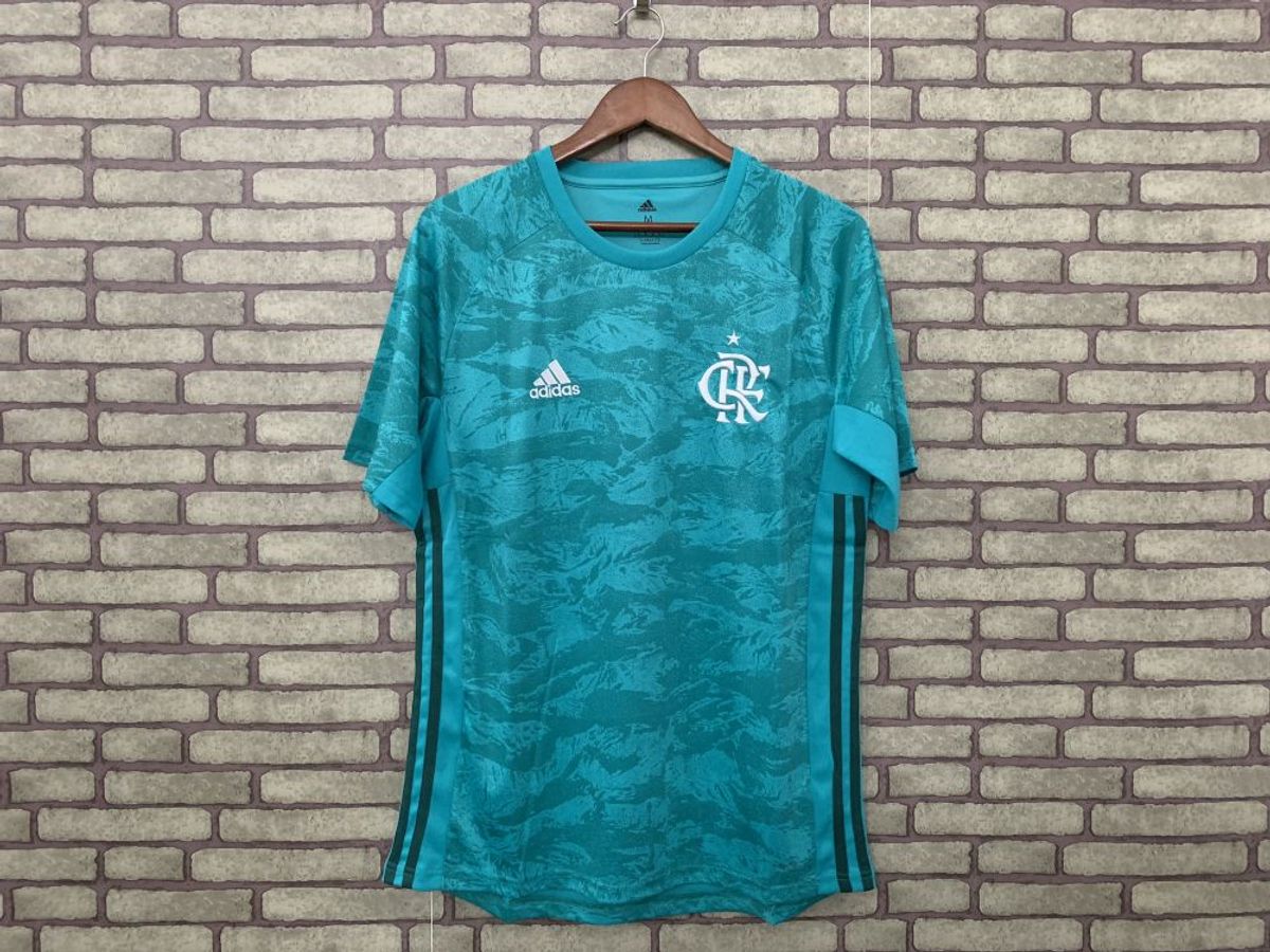 camisa do flamengo azul original