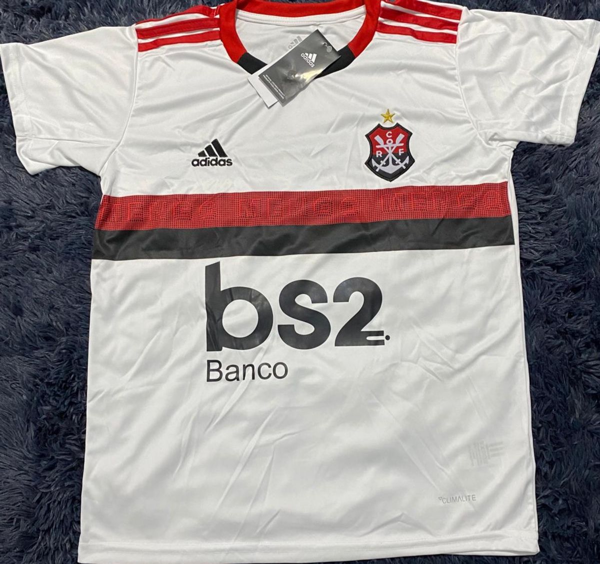 Camisa do Flamengo Branca com Patrocínio Nova Lançamento Camisa Masculina Nunca Usado 45991278