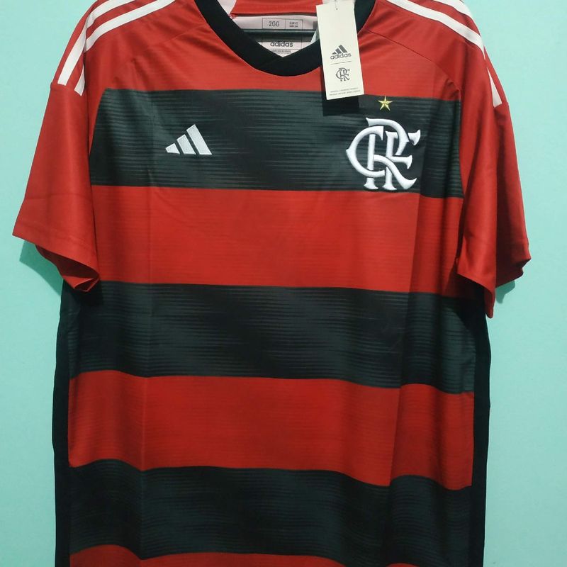 Camiseta Adidas Flamengo Rubro Negra Feminina Preta - Compre Agora