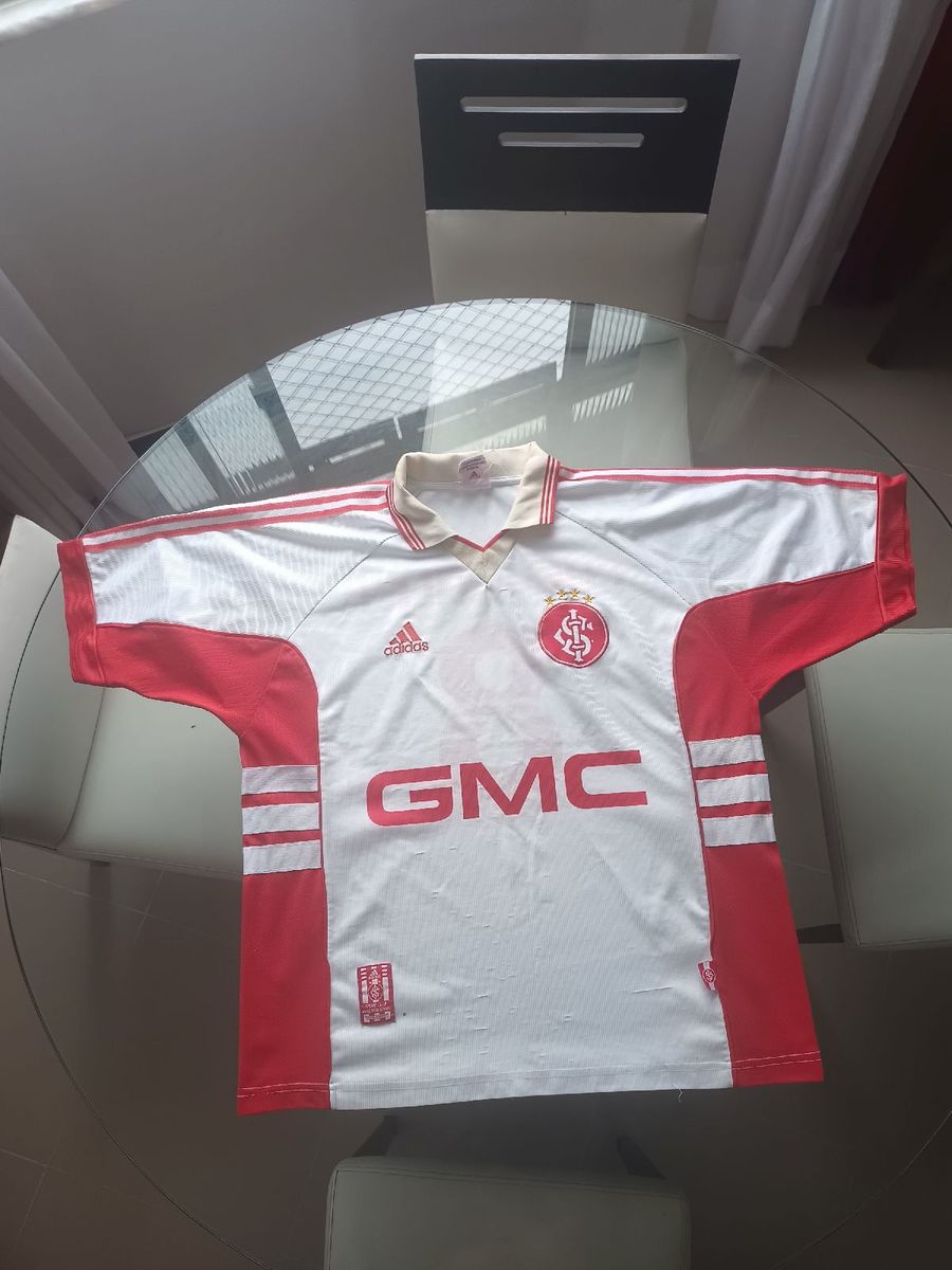 Camisa do Internacional Anos 90 Adidas Usada em Jogo Camisa 8