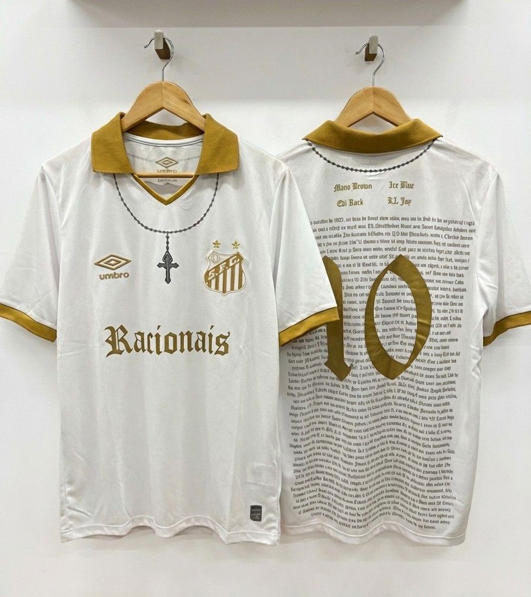 Camisa do Santos Racionais Mc's | Camiseta Masculina Umbro Nunca Usado ...