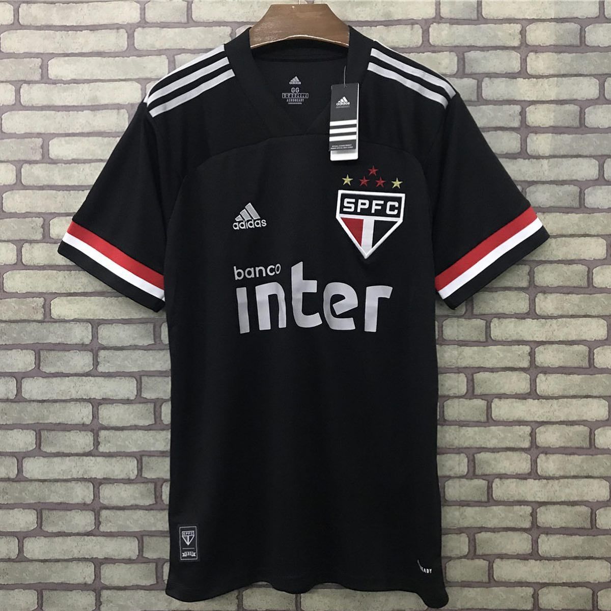 Camisa do São Paulo Preta Original Pronta Entrega Camiseta Masculina Adidas Novo 50730965 enjoei