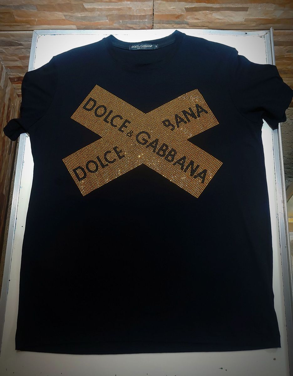 Camisa masculina hot sale dolce gabbana