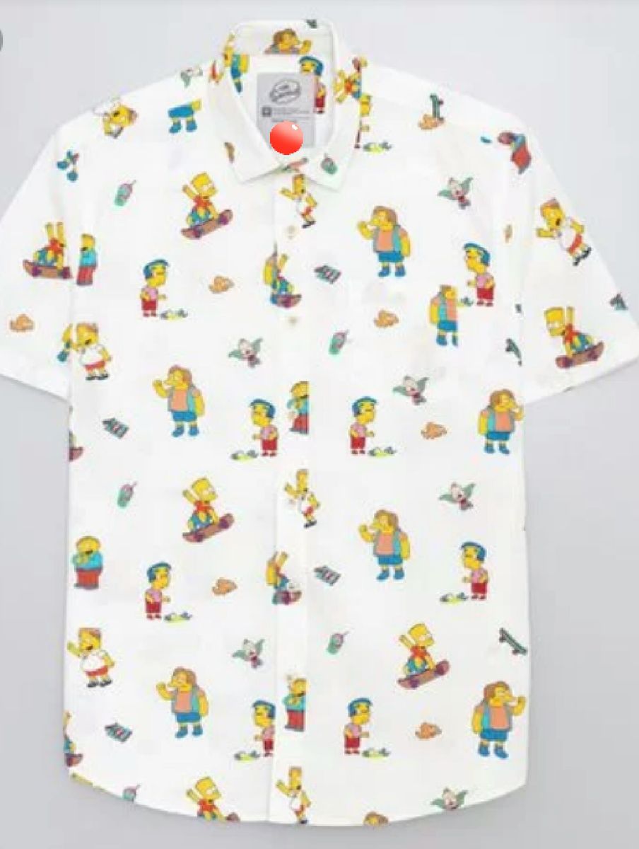 camisa dos simpsons