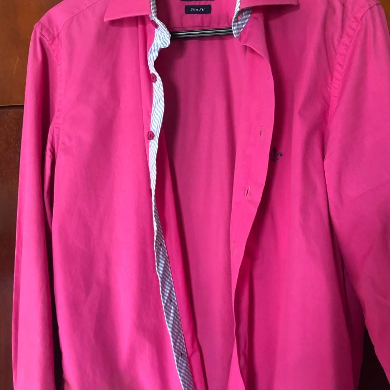 Camisa dudalina sale rosa