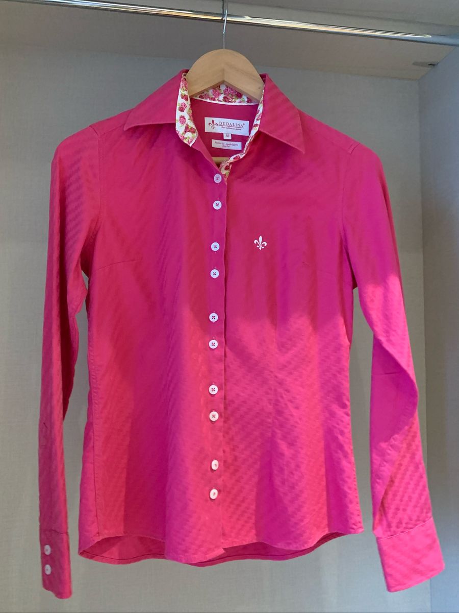 camisa dudalina rosa