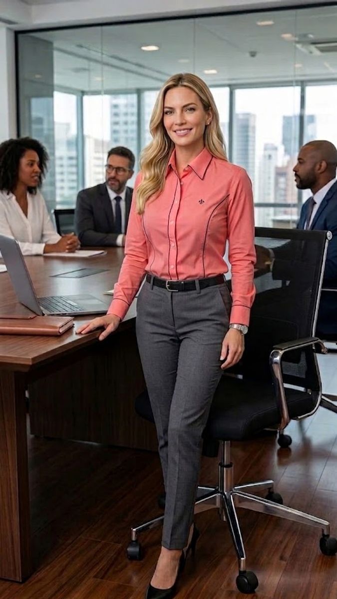 camisa dudalinha slim fit coral