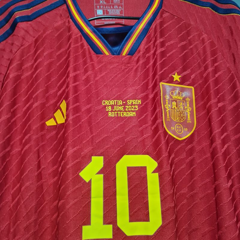 Camisa Espanha Home 22-23 Modelo Jogador Gg Asensio 10 | Nunca