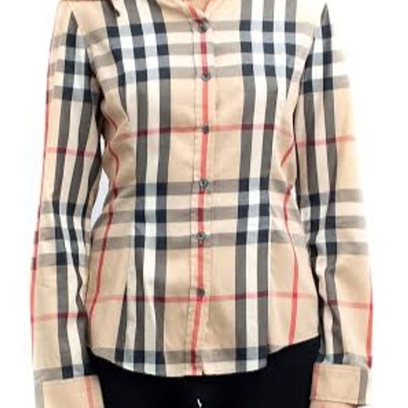 Camisa burberry hotsell feminina preços