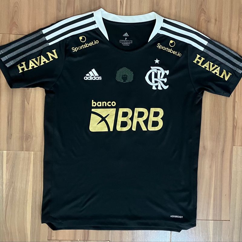 Camisa Flamengo 2021 Preta Camiseta Lil Gabi Gabigol Time Futebol  Camiseta Masculina Adidas Usado 105496338 enjoei
