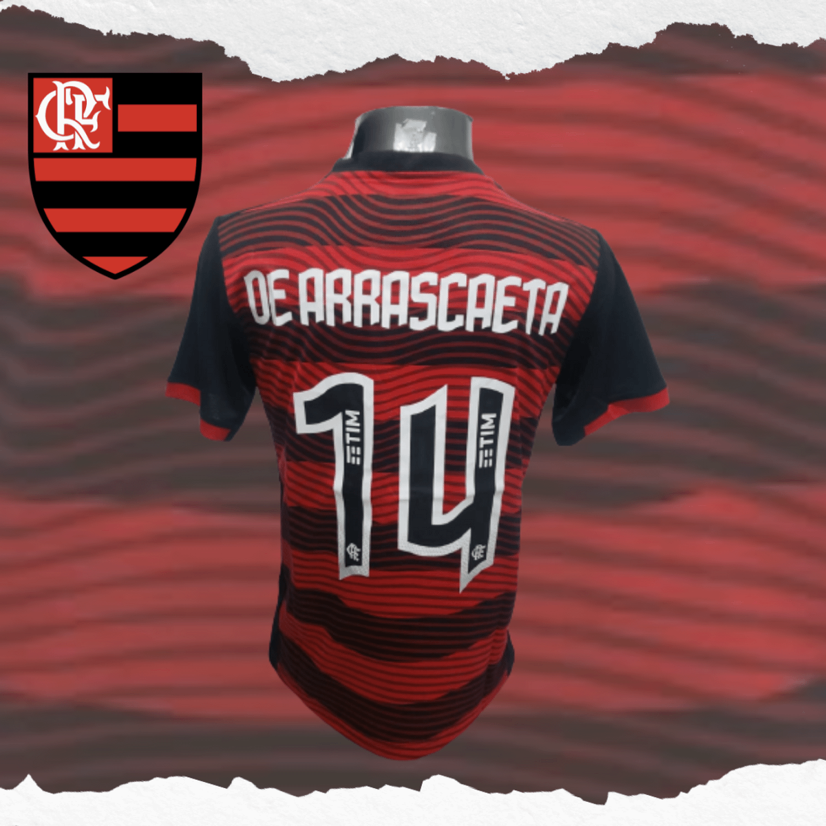 Camisa do Flamengo I 2023 14 De Arrascaeta adidas - Masculina em Promoção