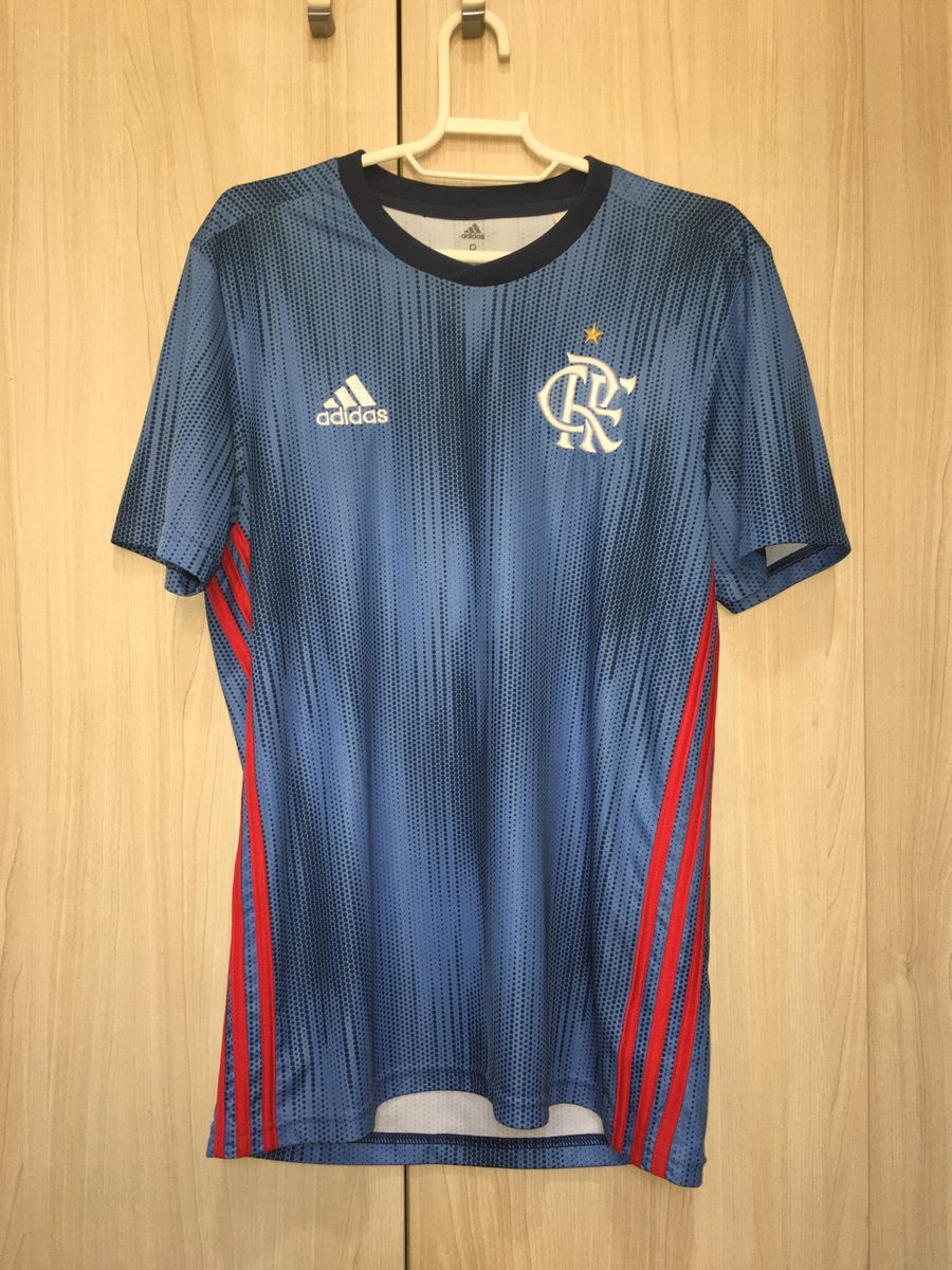 Camisa azul hot sale flamengo adidas