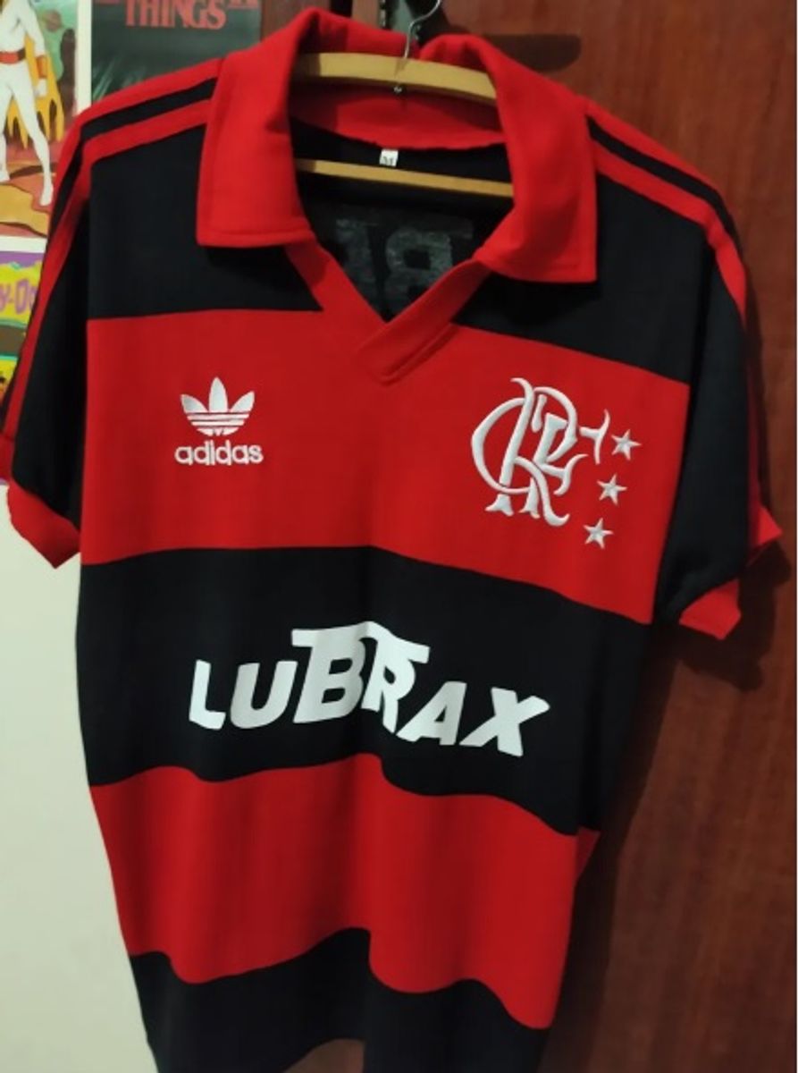 Camisa do flamengo retrô anos deals 80 adidas