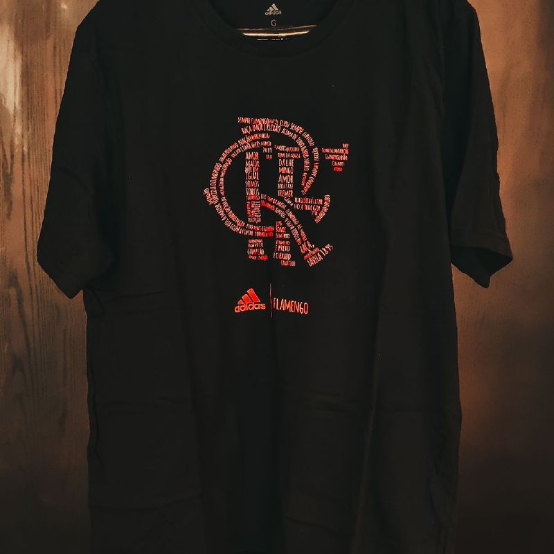 Camiseta Adidas Flamengo Rubro Negra Feminina Preta - Compre Agora