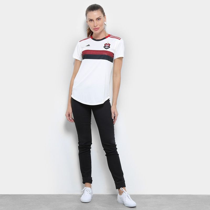 Camisa do flamengo store feminina 2019 branca