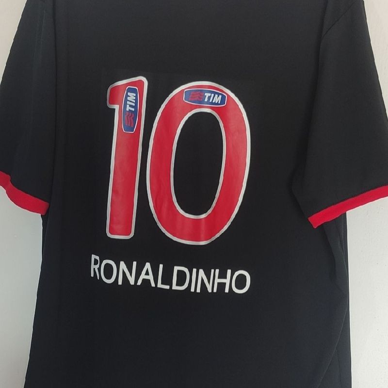 Camisa Flamengo Olympikus Preta Ronaldinho Original