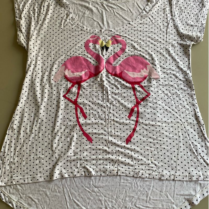 Camisa de 2024 flamingo feminina