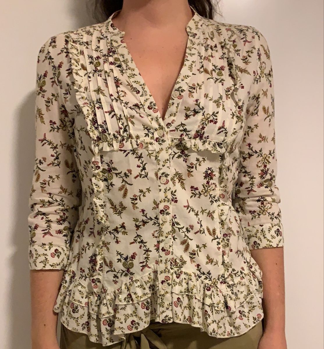 camisa feminina romantica