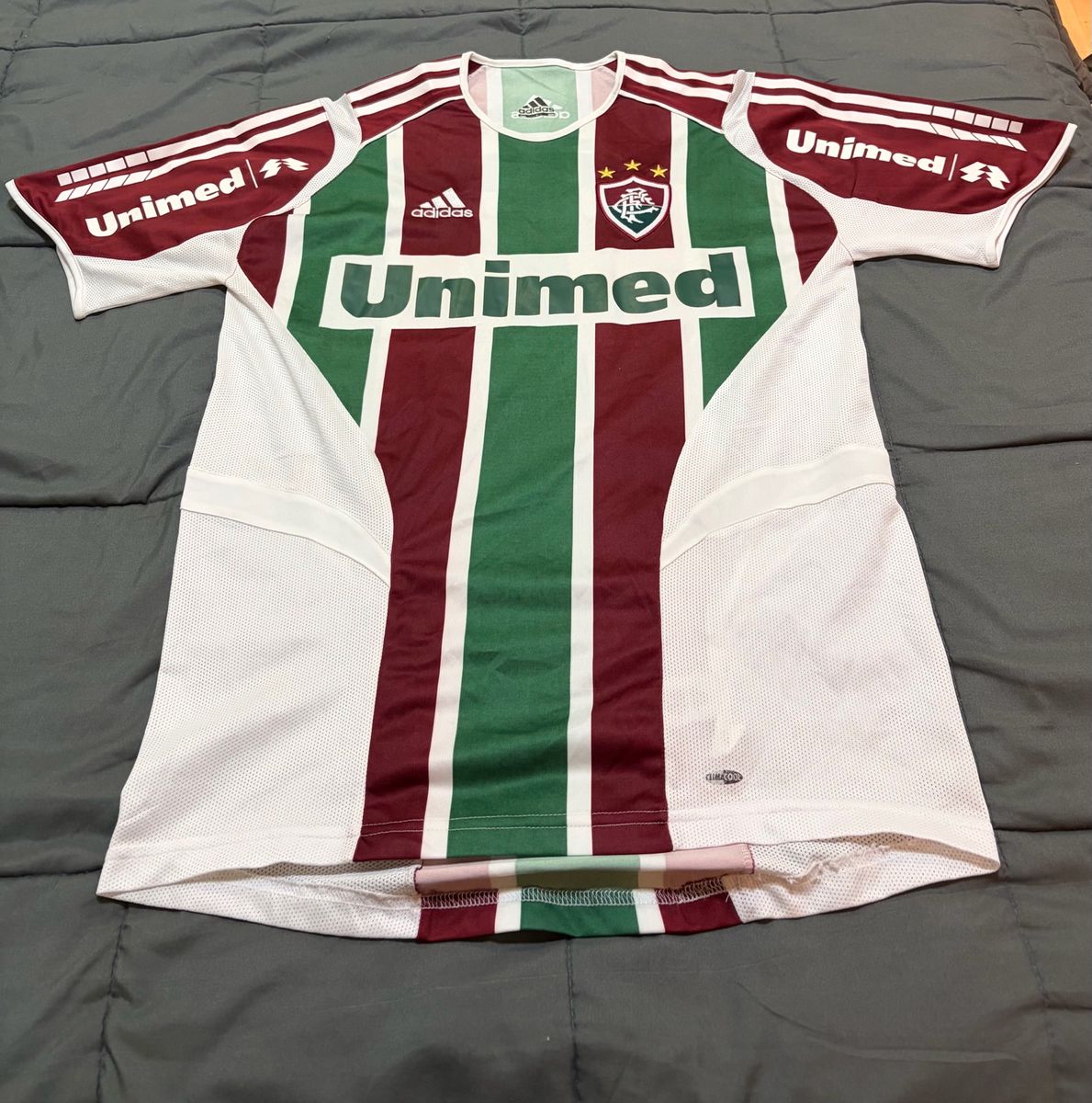 Camisa Fluminense Adidas Home Unimed Nº 9 Oficial - Tamanho P ...