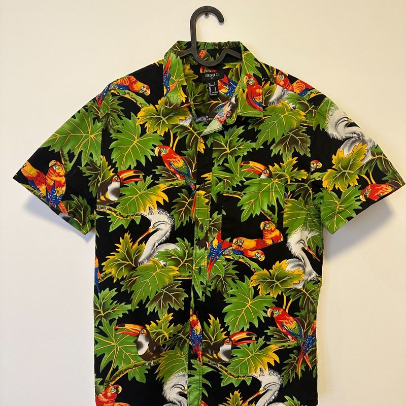 Camisa Forever 21 Tamanho P Camisa Masculina Forever 21 Usado 90178456 enjoei