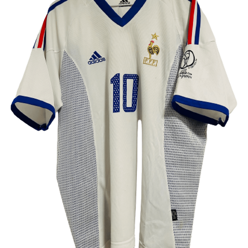 Camisa França Copa do Mundo 2002 Zidane #10 Uniforme 2 | Roupa Esportiva  Masculino Adidas Usado 92067252 | enjoei
