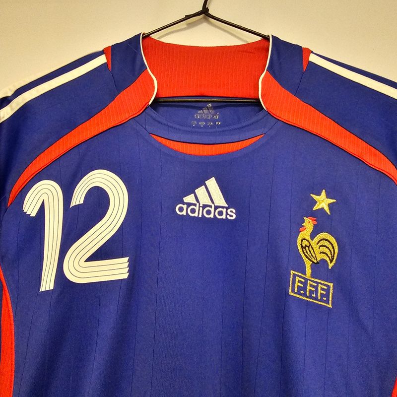 Camisa França Home 06-07 M Henry 12 Copa 2006 Importada Oficial