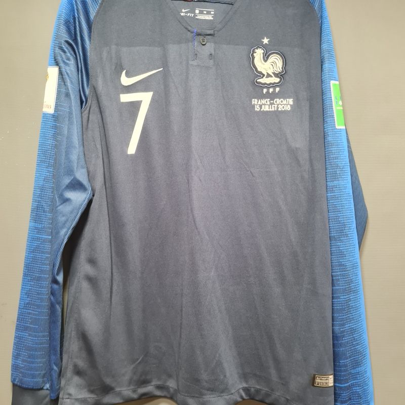Camisa França Home Copa 2018 Gg Manga Longa Griezmann 7 | Nike