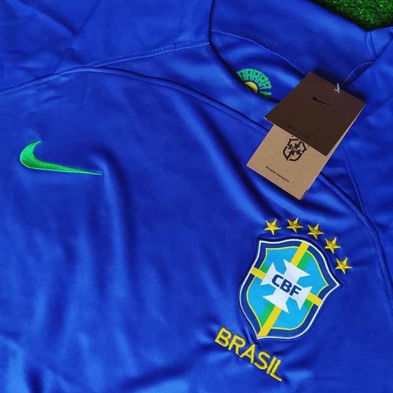Camisa Futebol Time Seleção Brasileira Brasil 2022 - Away Copa do Mundo, Roupa Esportiva Masculino Nunca Usado 93594079
