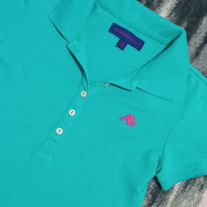 Camisa Gola Polo Aeropostale Feminina Verde Agua Tamanho Xs, Camisa  Feminina Aeropostale Usado 96585176