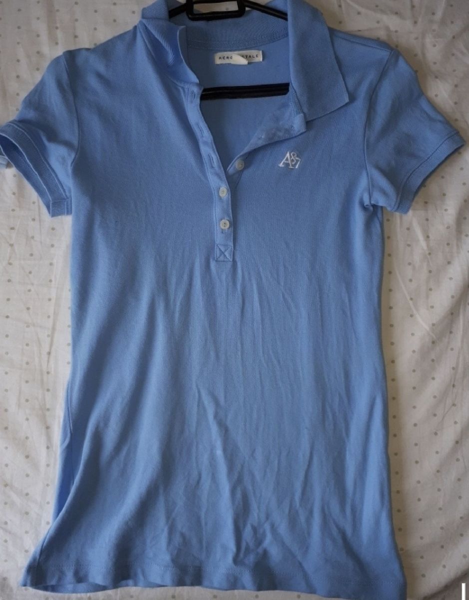 camisa de gola polo feminina