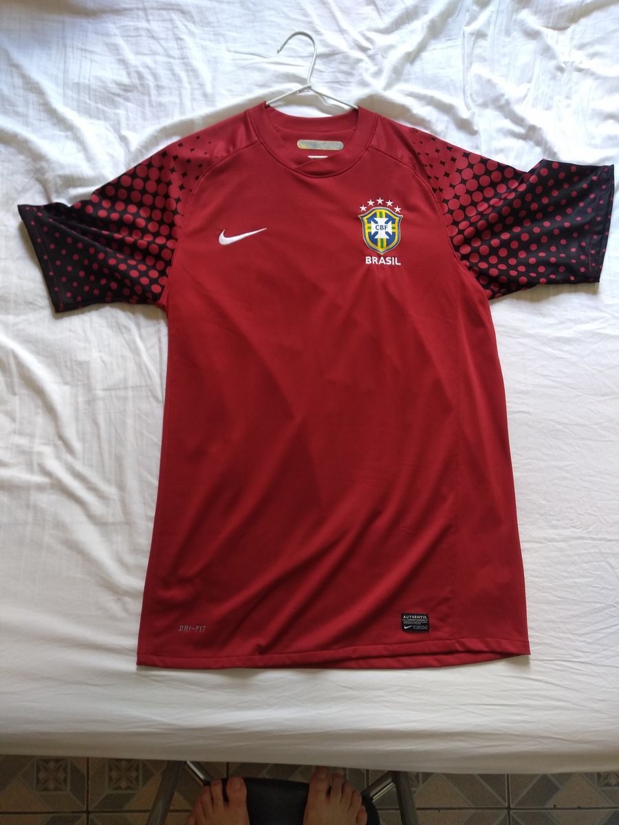 Camisa Goleiro - Seleção Brasil - Usada - Original | Roupa Esportiva Masculino Nike Usado