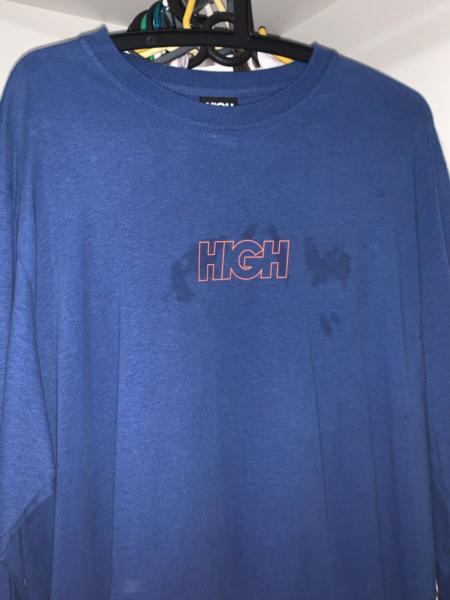 Download Camisa High Company Long Sleeve Azul - Tam M | Camiseta ...
