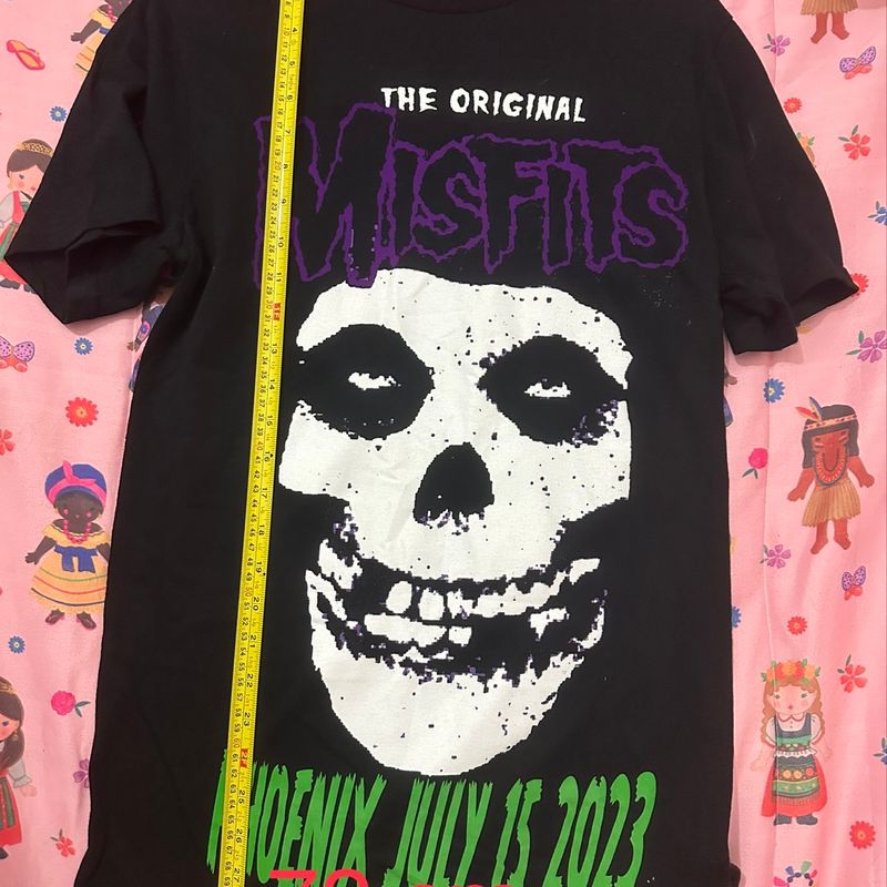 Camisa Importada Misfits Turnê Usa 2023 Phx | Camiseta Masculina