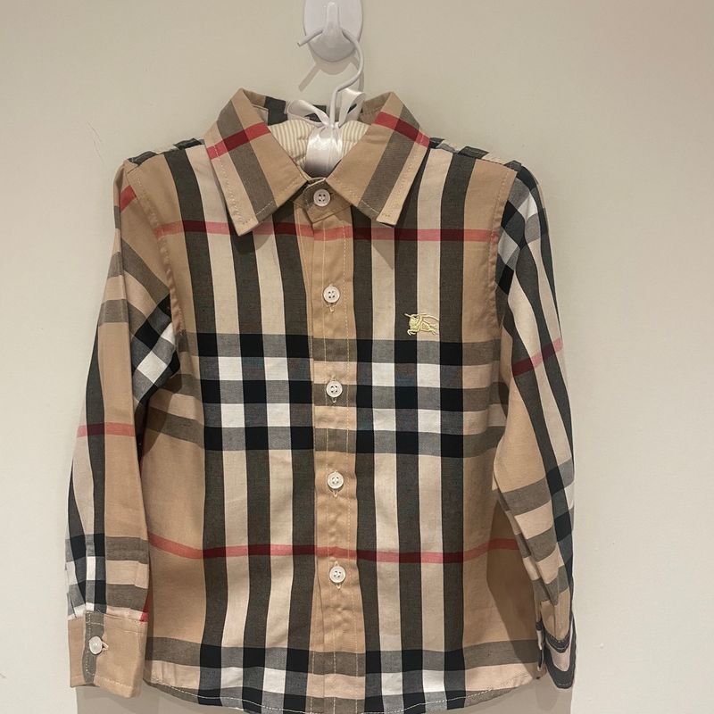 Camisa burberry shop infantil usada