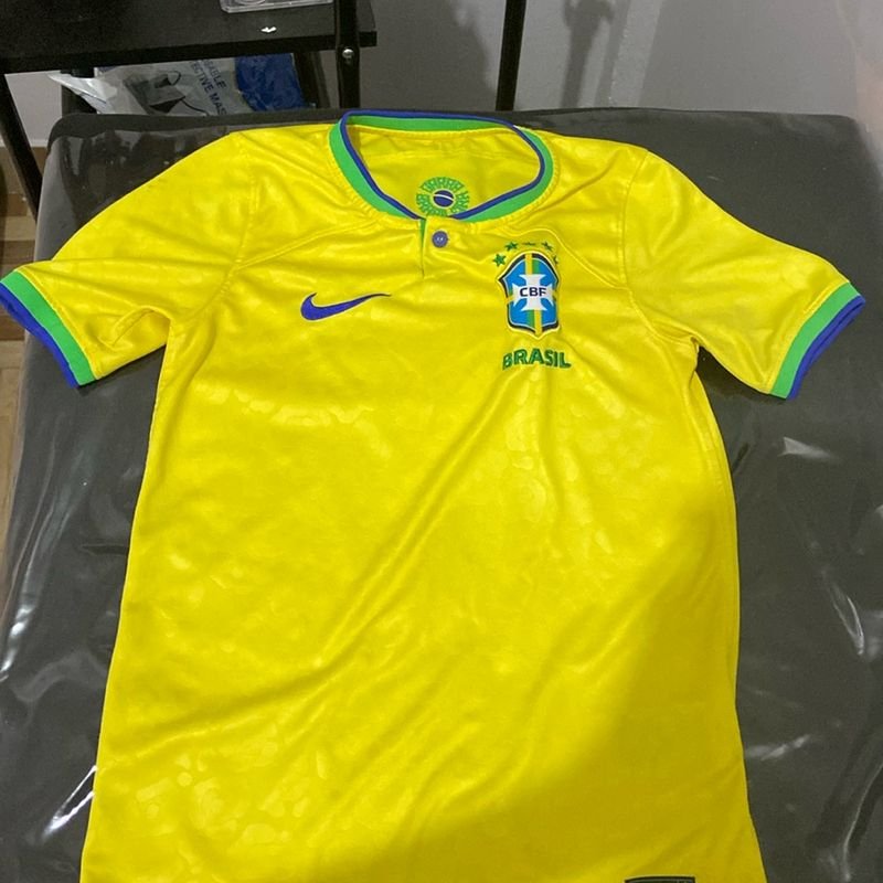 Copa 2022 Brasil Camisa Feminina Esportiva