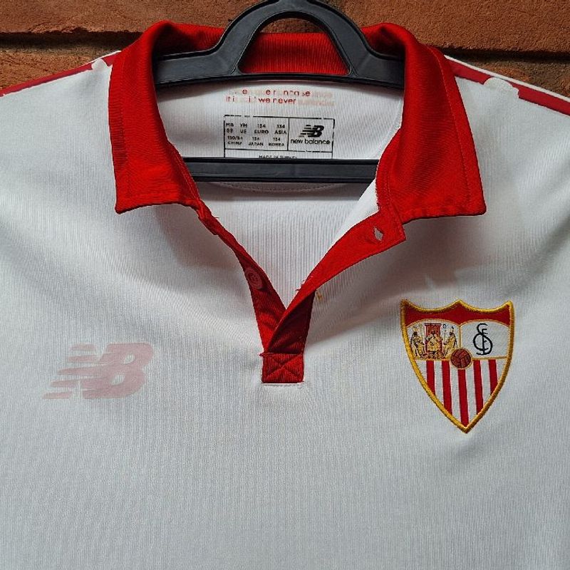 Camisa Infantil Sevilla Espanha New Balance 2016 Manchada New Balance Usado 99184315 enjoei