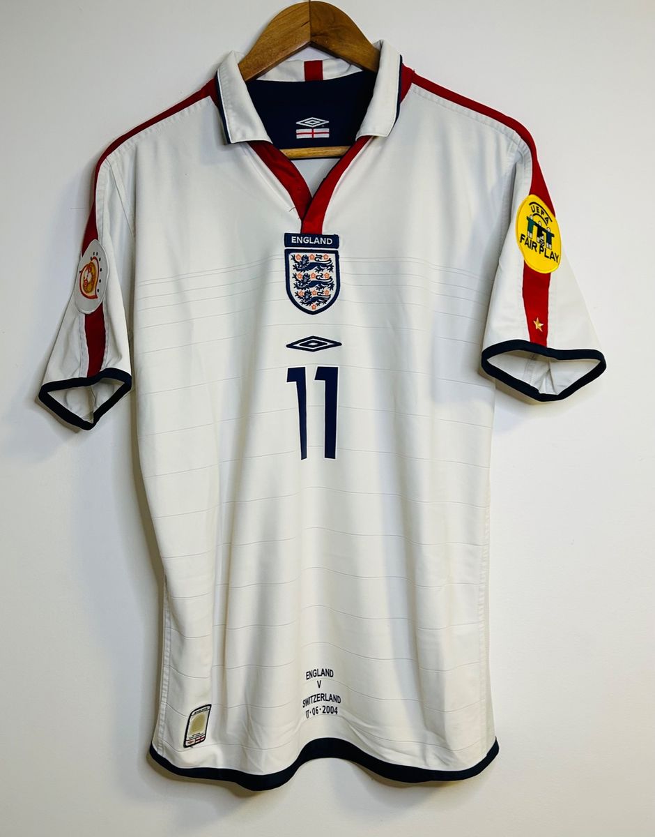 イングランド2004年awayジェラード　サッカーユニフォーム　UMBRO