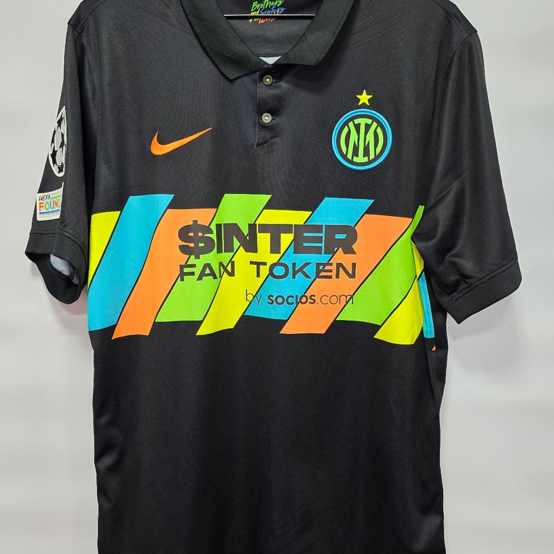 Camisa Internazionale 3rd 21-22 Dzeko 9 Champions Importada