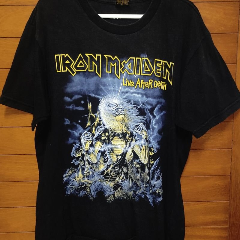 Camiseta Iron Maiden Live After Death