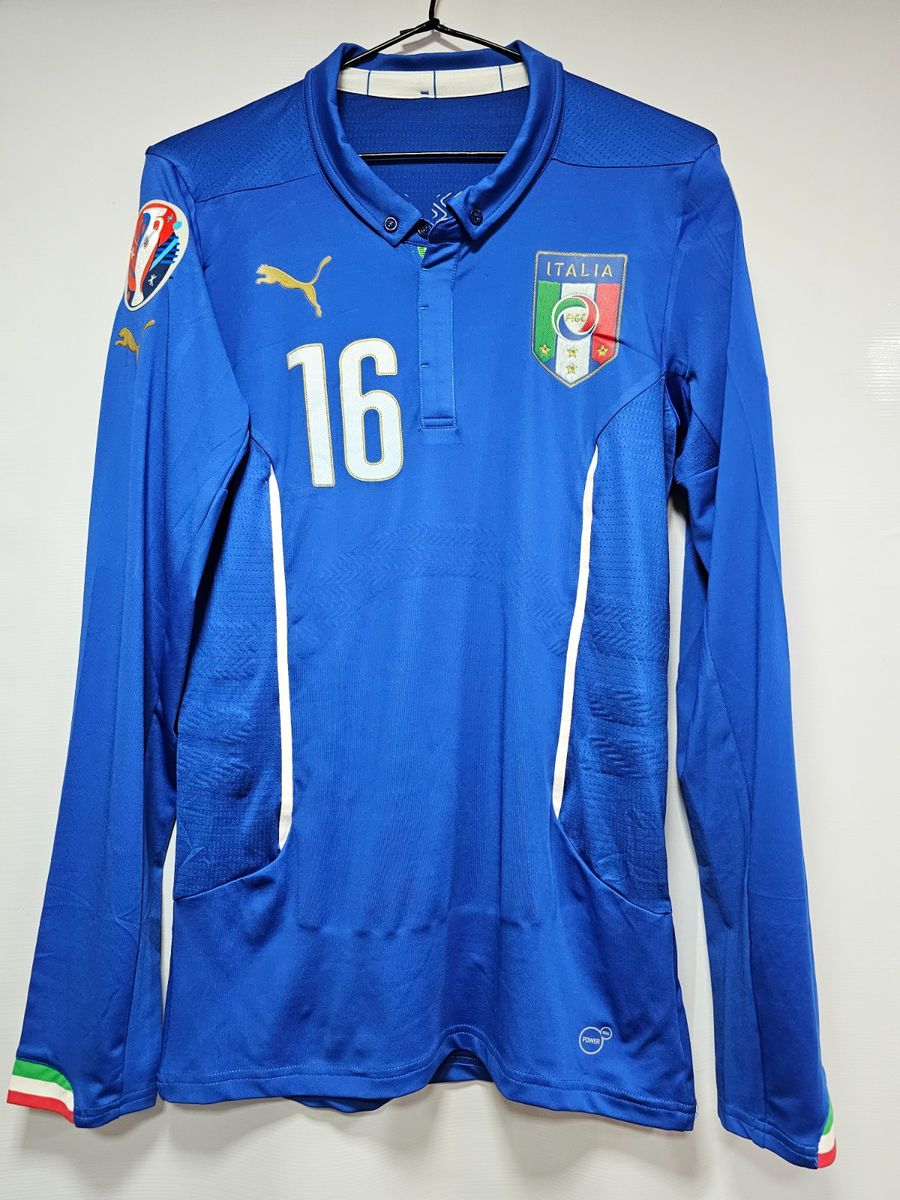 新品未使用 正規品 PSG ベラッテイ ホーム XL 15-16 Camisa Itália Home 14-15 Manga Longa Verratti 16 Qualifiers Euro