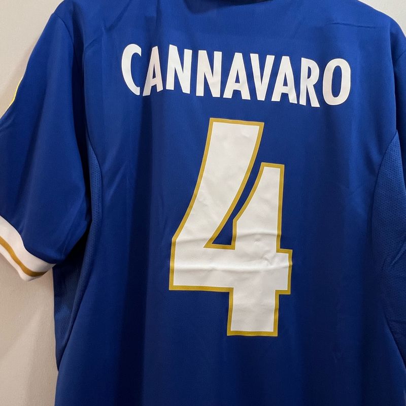 Camisa Itália Retrô 1996 - Cannavaro 4 | Nike Nunca Usado