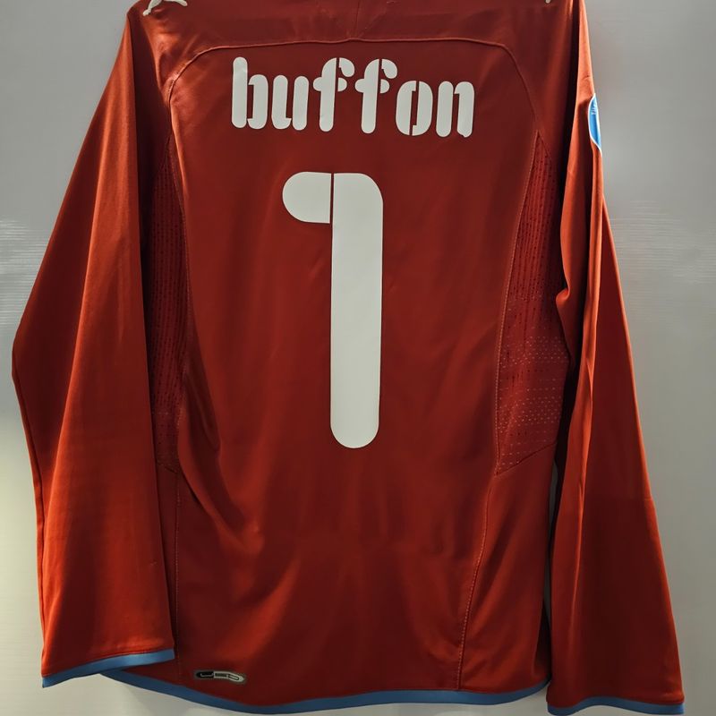 Camisa Itália Vermelha Gk Buffon 1 Copa Das Confederações 2009