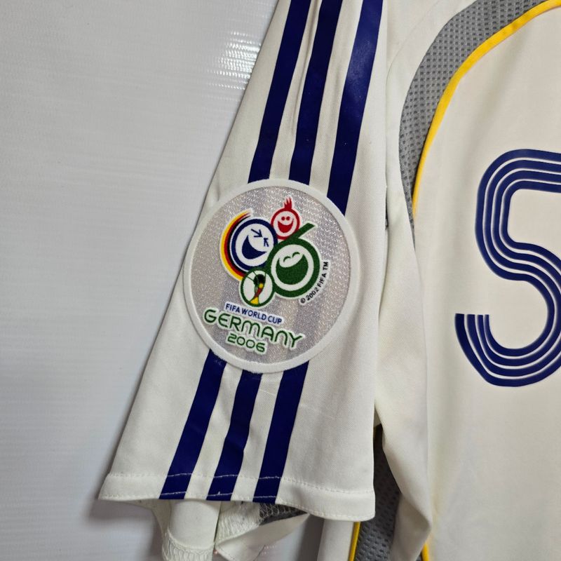 Camisa Japão Away 06-07 G Miyamoto 5 Patch Copa 2006 Importada