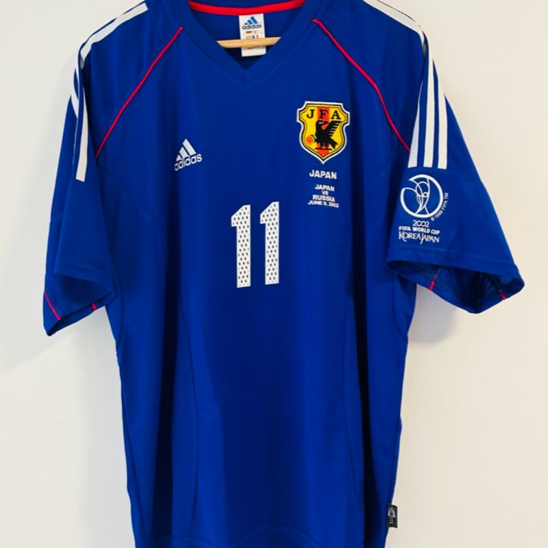Camisa Japão Copa do Mundo 2002 Suzuki #11 Vs Rússia Original
